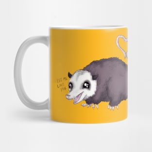 Love Opossum Mug